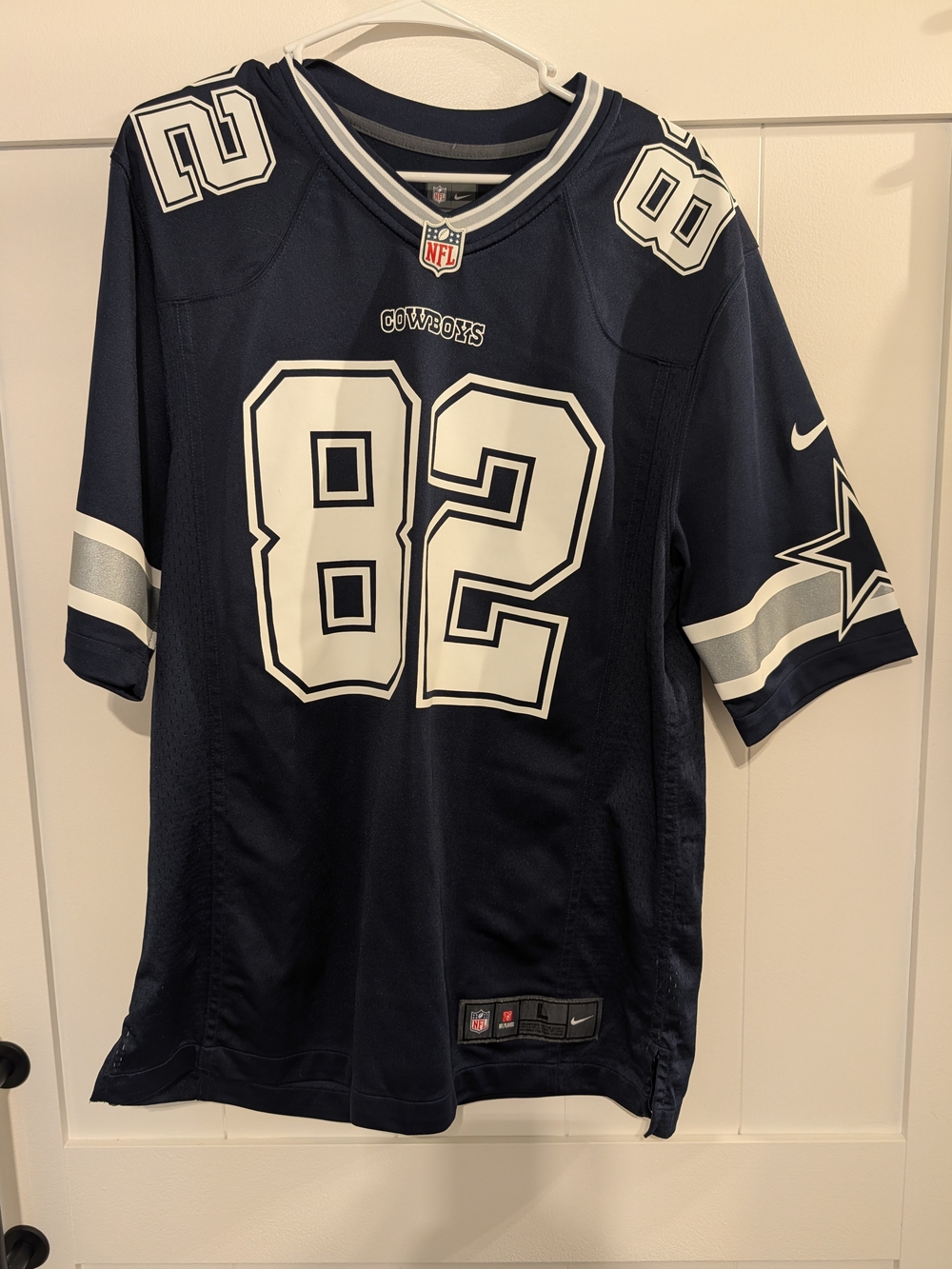 Nike Dallas Cowboys #82 Navy Football Jersey